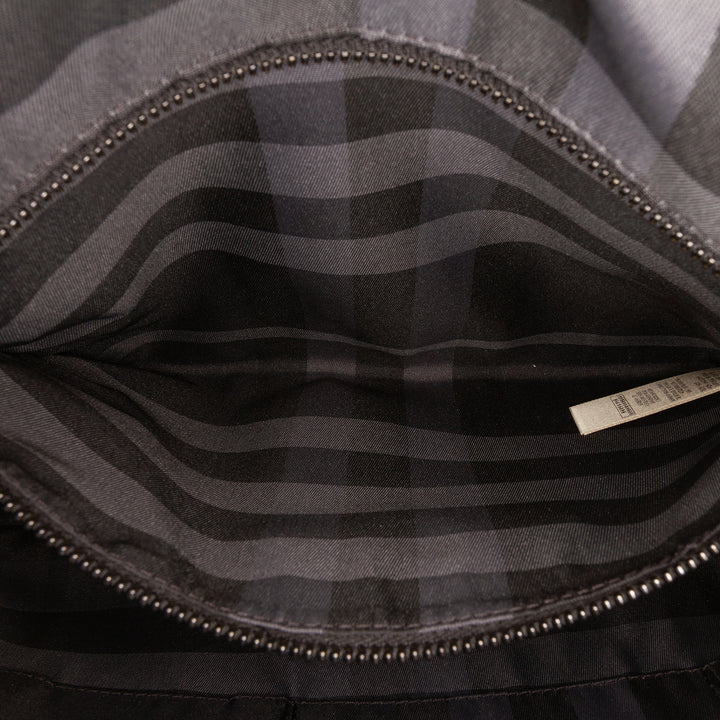 Leather Newburg Business Bag Purple - Gaby Paris