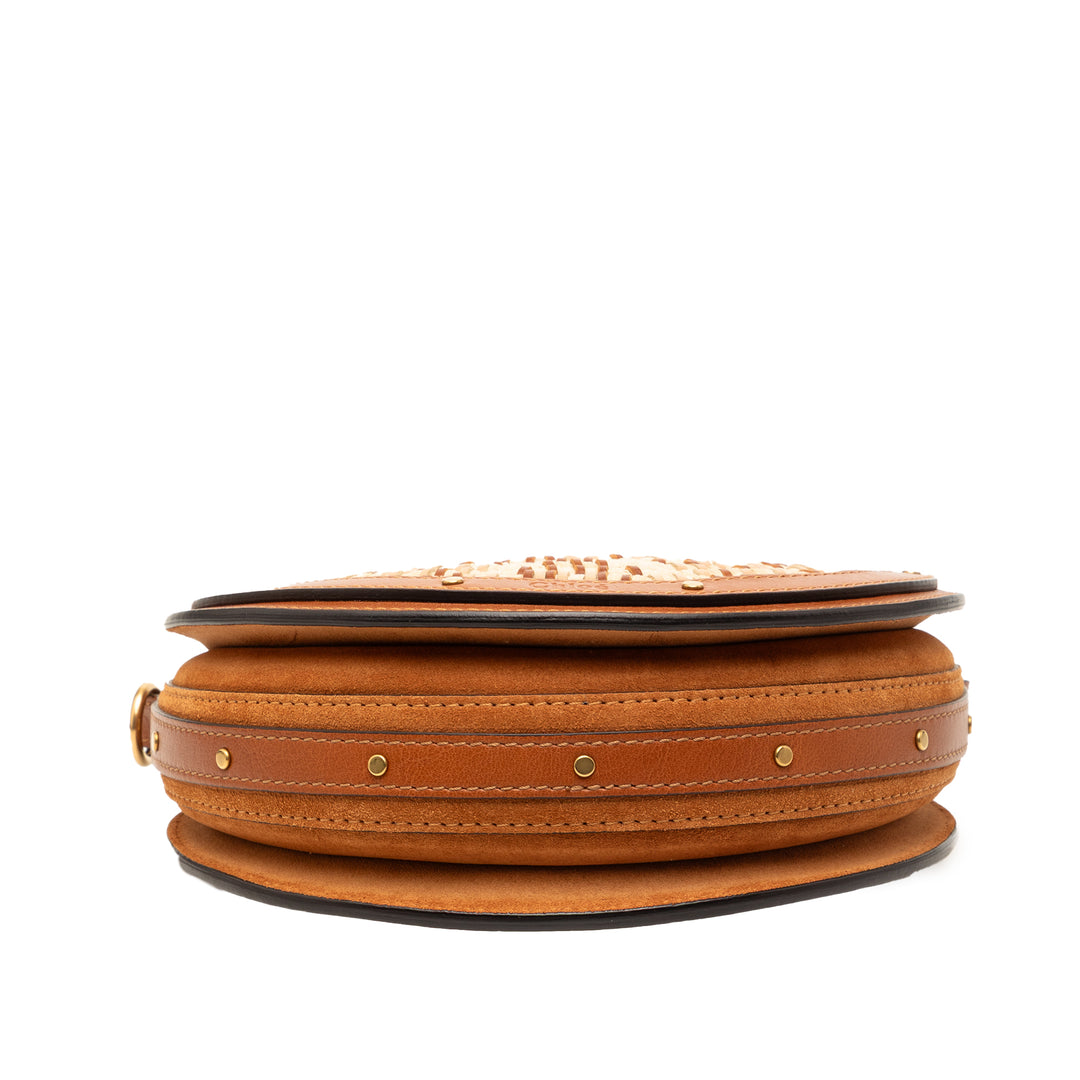 Chloé Small Daim et Raffia Pixie Sac