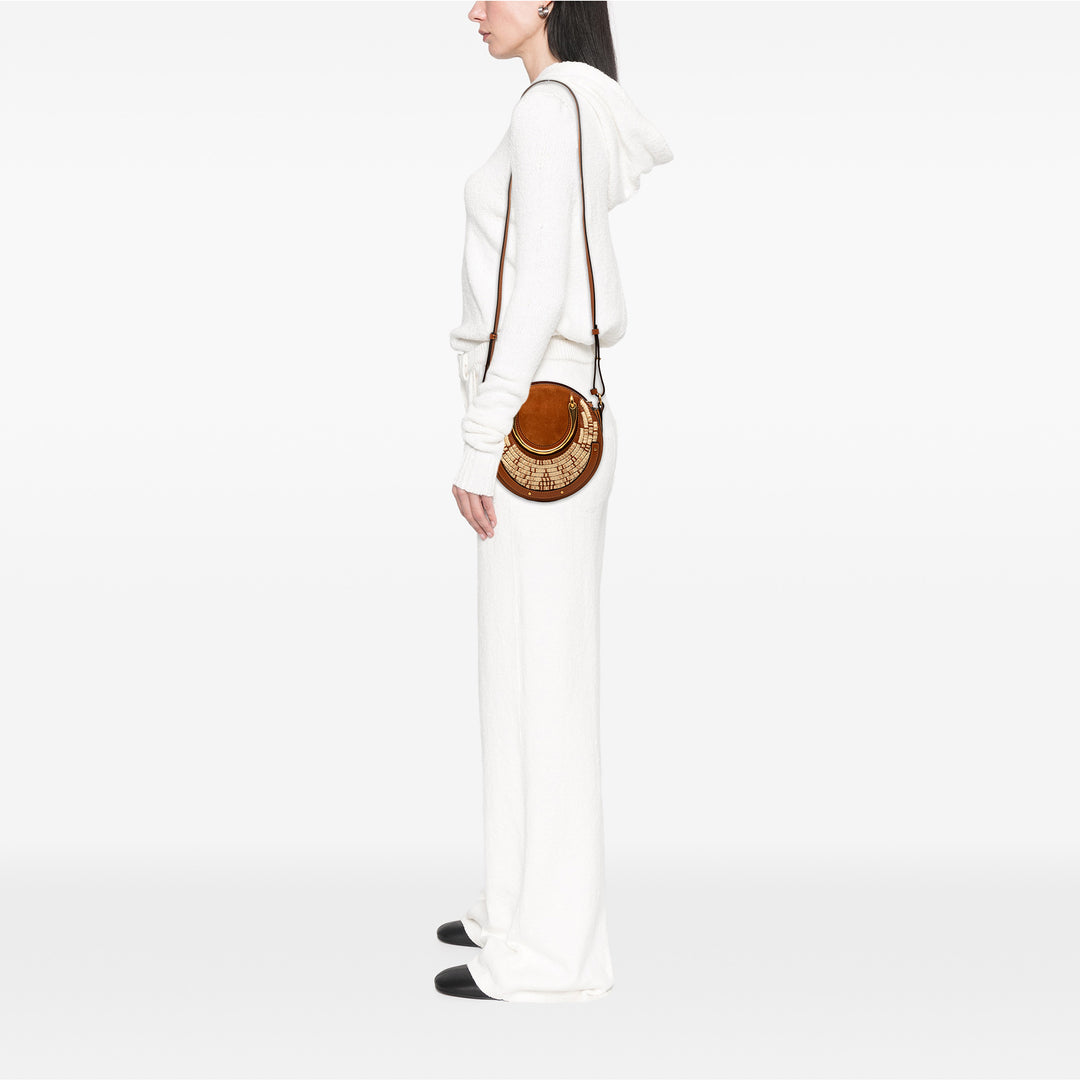 Chloé Small Daim et Raffia Pixie Sac