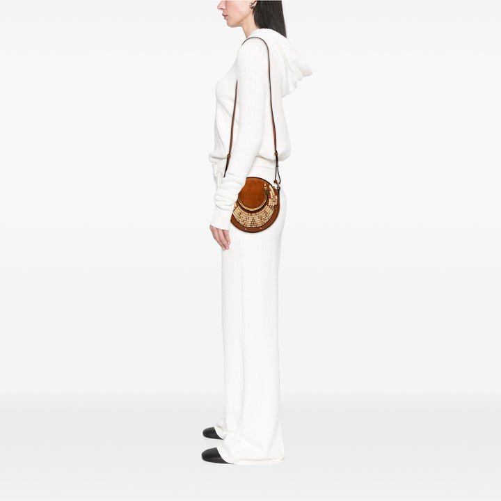 Chloé Small Daim et Raffia Pixie Sac