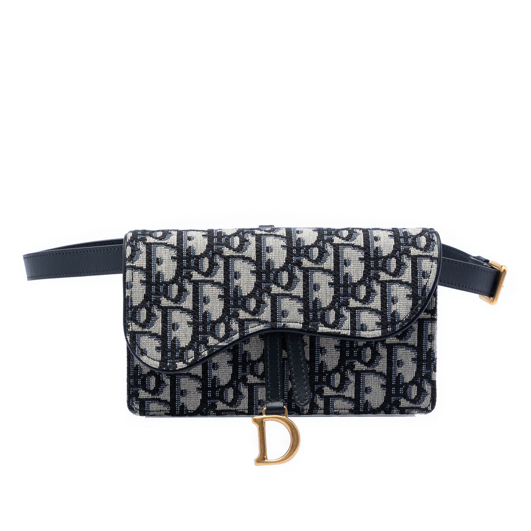 Dior Oblique Toile Saddle Sac ceinture