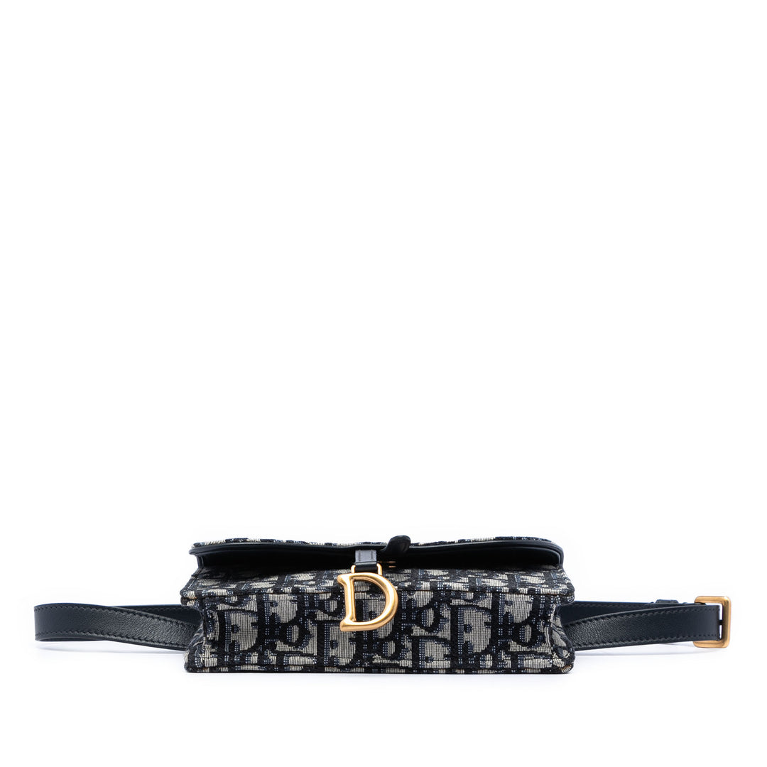 Dior Oblique Toile Saddle Sac ceinture