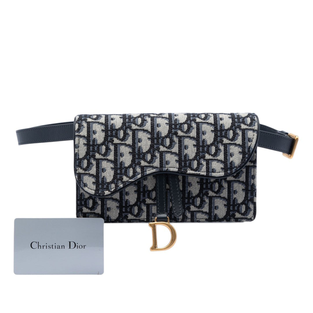 Dior Oblique Toile Saddle Sac ceinture