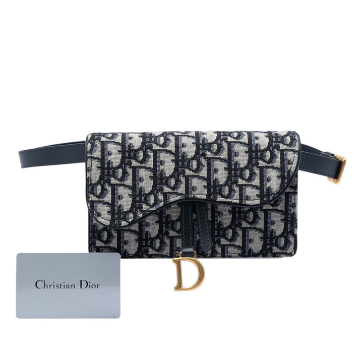 Dior Oblique Toile Saddle Sac ceinture