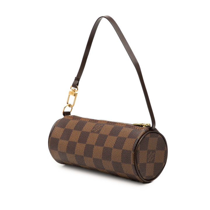 Papillon Pochette Damier Ébène Marron