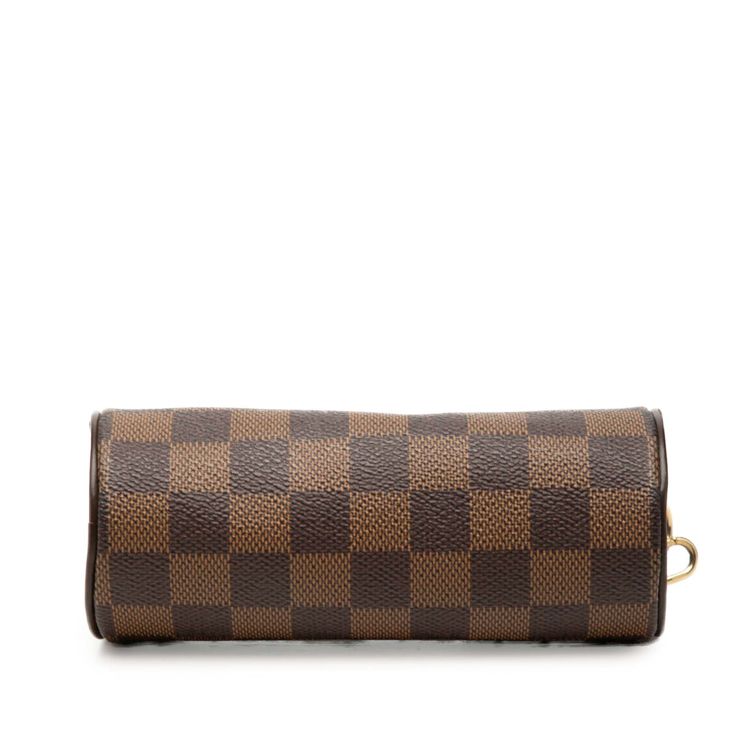 Papillon Pochette Damier Ébène Marron