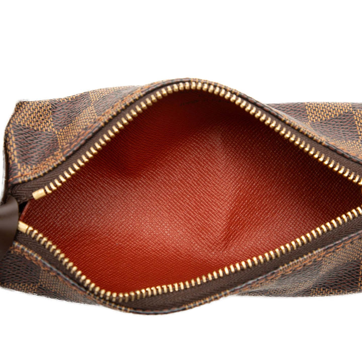 Papillon Pochette Damier Ébène Marron