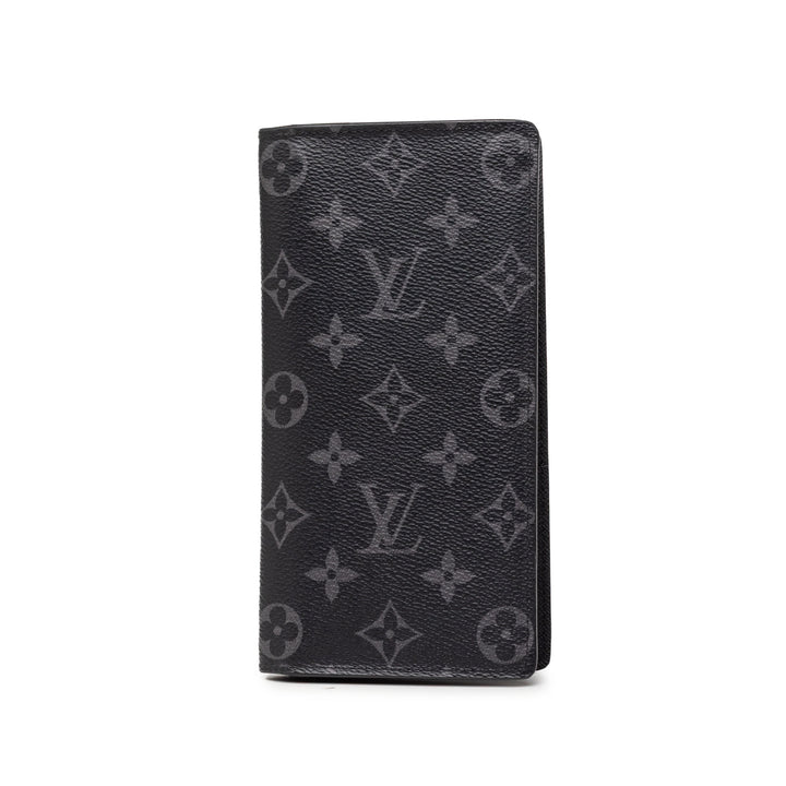 Louis Vuitton Monogram Eclipse Brazza Portefeuille