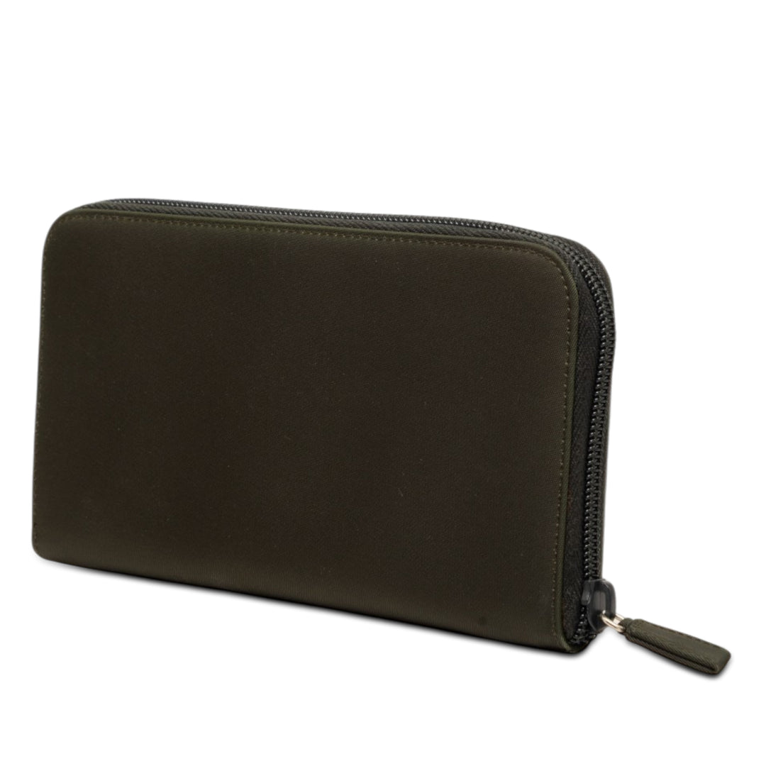 Prada Tessuto Zip Around Portefeuille