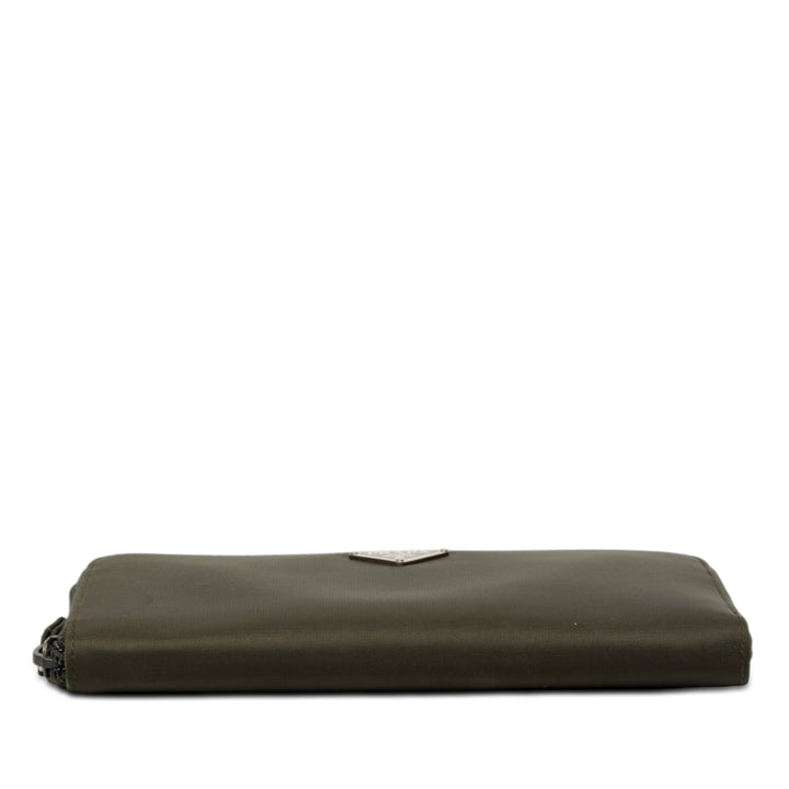 Prada Tessuto Zip Around Portefeuille