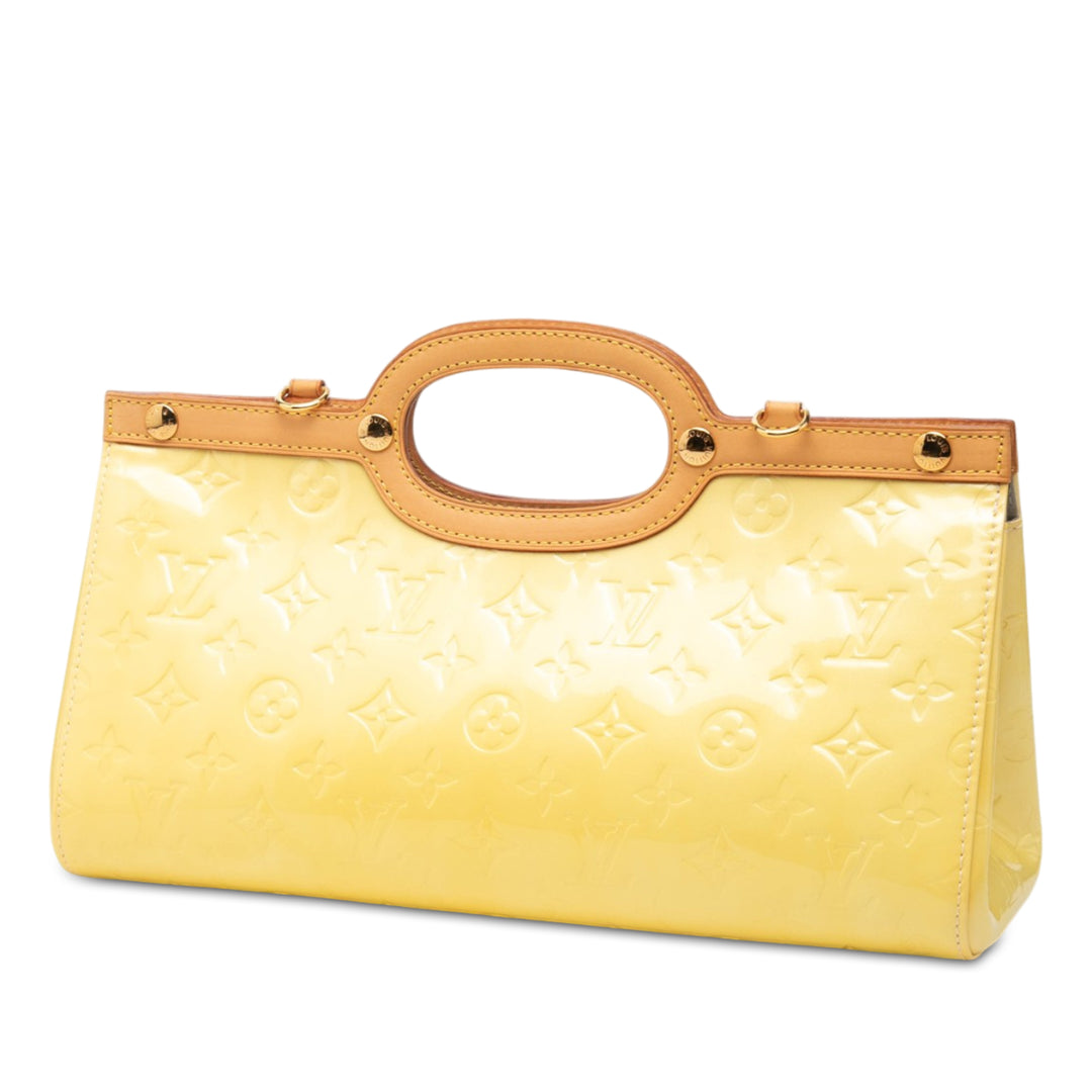 Roxbury Drive Cuir verni Monogram Jaune