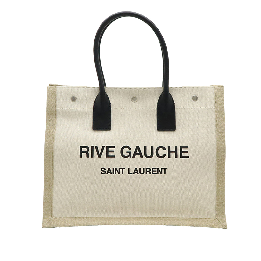 Saint Laurent Rive Gauche Cabas Petit Toile