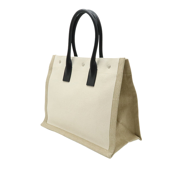 Saint Laurent Rive Gauche Cabas Petit Toile