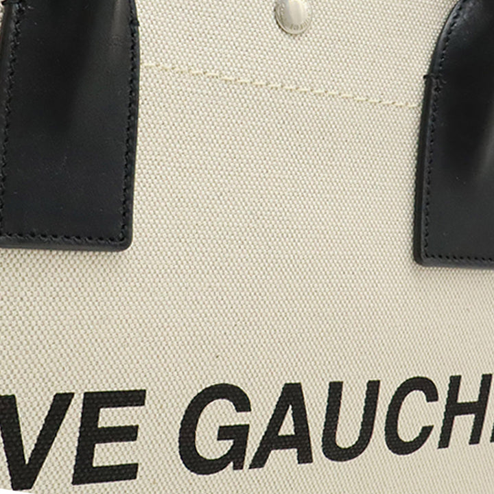 Saint Laurent Rive Gauche Cabas Petit Toile