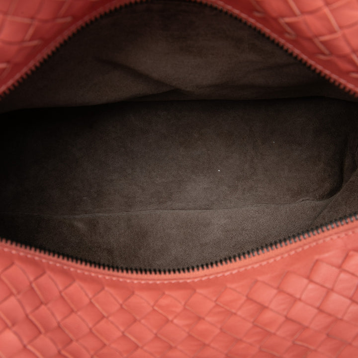 Bottega Veneta Cabas Intrecciato Brick nappa Rose – vue 4 – GABY PARIS
