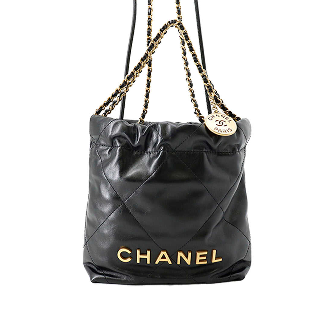 Chanel Mini brillant Cuir de veau 22 Sac à main
