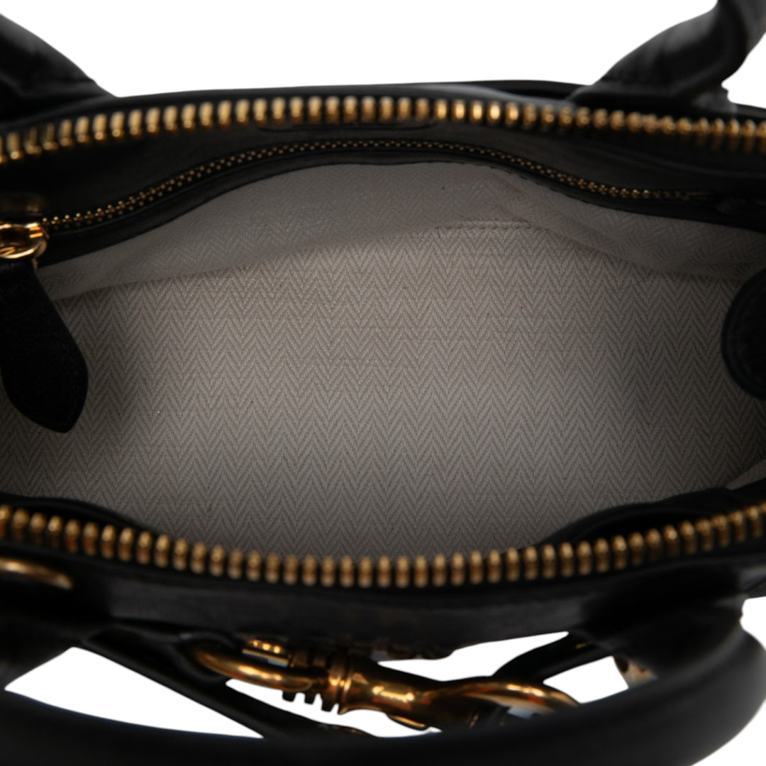 Miu Miu Aventure Sac Petit nappa Noir – vue 4 – GABY PARIS