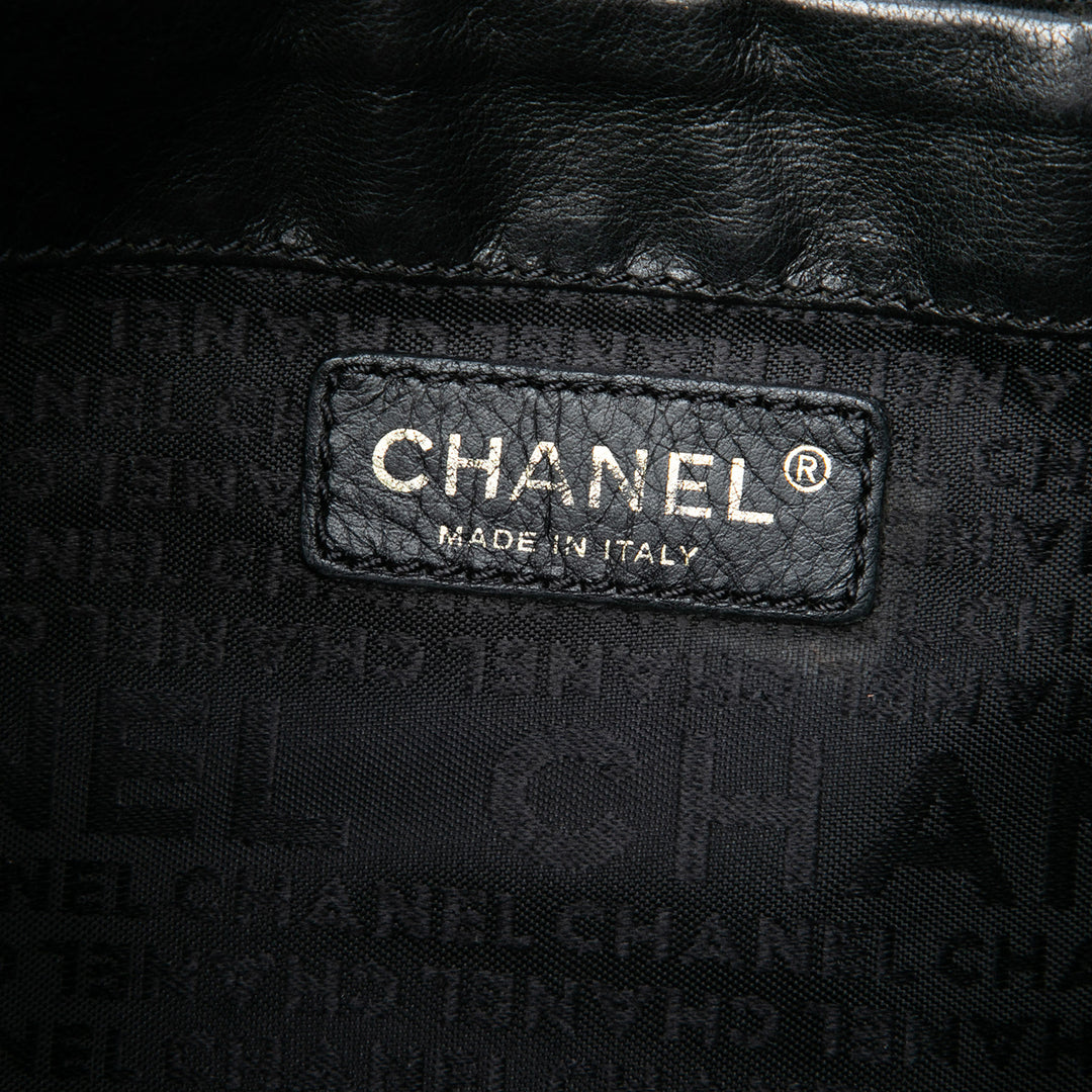CC Sac seau Cuir d'agneau Noir