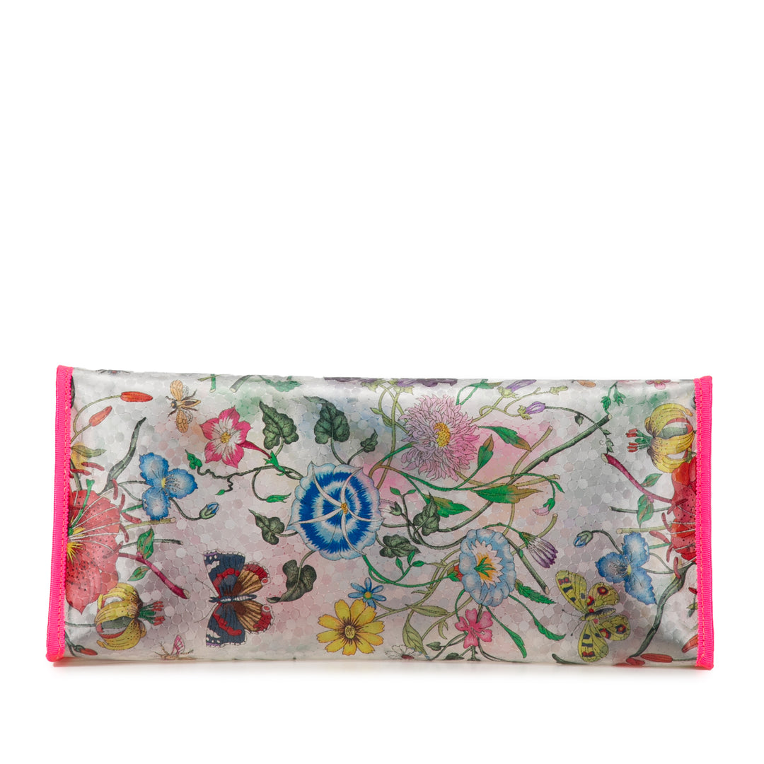 Flora Print Vinyl Tote Multi - Gaby Paris