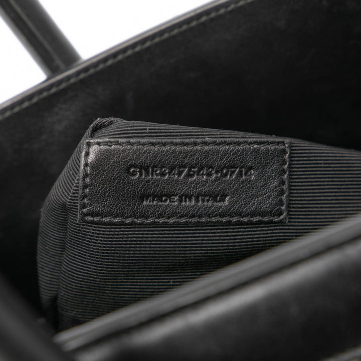 Saint Laurent Small Tweed Houndstooth Sac De Jour Sac cartable Noir – GABY PARIS Authentique