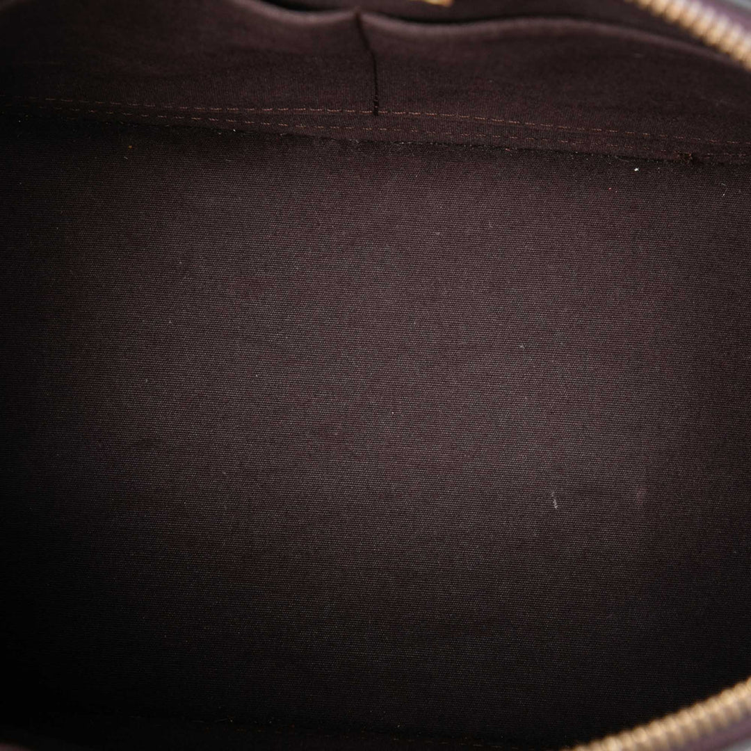 Louis Vuitton Sac à main Alma Monogram PM Cuir verni Violet – vue 4 – GABY PARIS