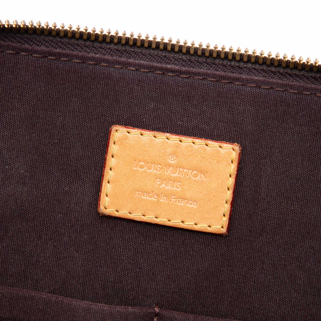 Louis Vuitton Sac à main Alma Monogram PM Cuir verni Violet – vue 5 – GABY PARIS