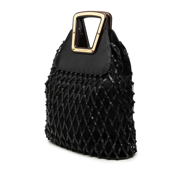 Dolce & Gabbana Woven Cuir Net Handle Sac