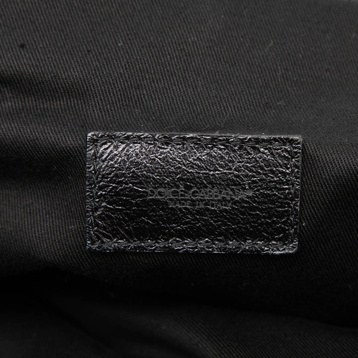 Dolce & Gabbana Woven Cuir Net Handle Sac