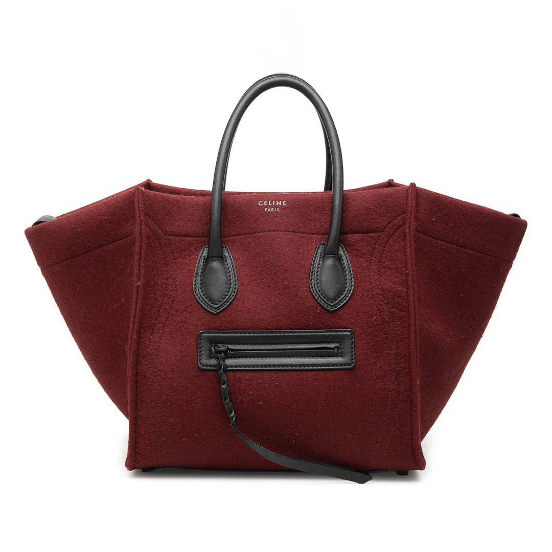 Celine Medium Felt Phantom Luggage Cabas