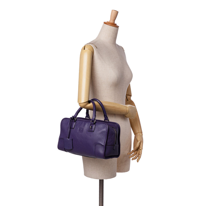 Soft Grained Calfskin Amazona 28 Purple - Gaby Paris