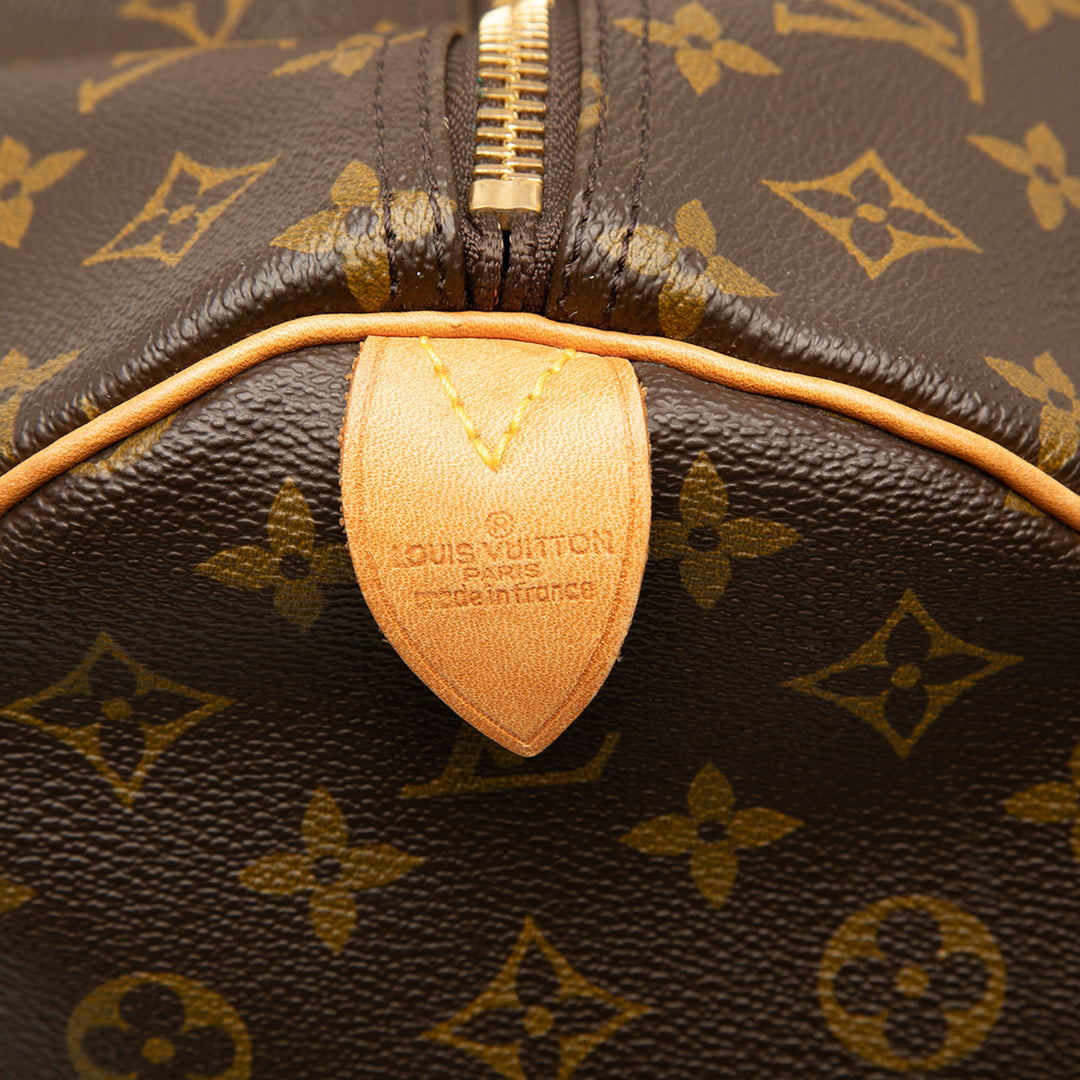 Louis Vuitton Sac de voyage Keepall 60 Monogram Marron – vue 5 – GABY PARIS