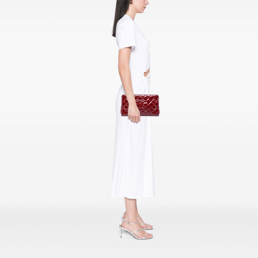 Chanel CC Matelassé Cuir verni Timeless Pochette