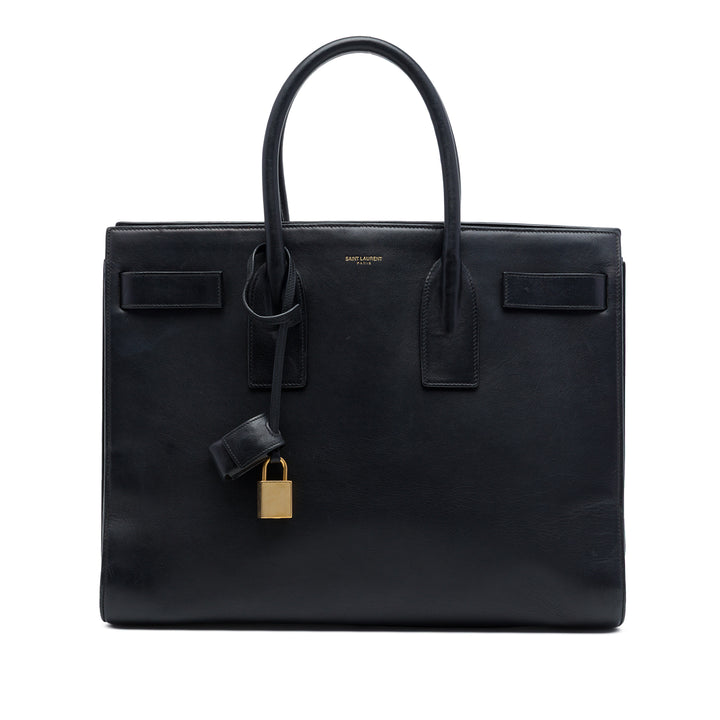 Saint Laurent Sac De Jour Sac Moyen Noir – vue principale – GABY PARIS