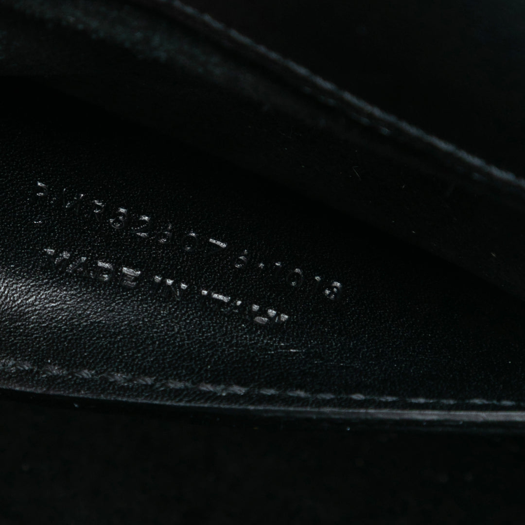 Saint Laurent Small Smooth Cuir de veau Monogram Kate Pompon Sac porté croisé