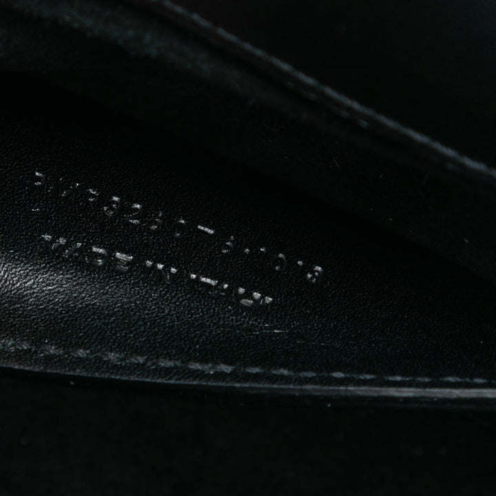 Saint Laurent Small Smooth Cuir de veau Monogram Kate Pompon Sac porté croisé