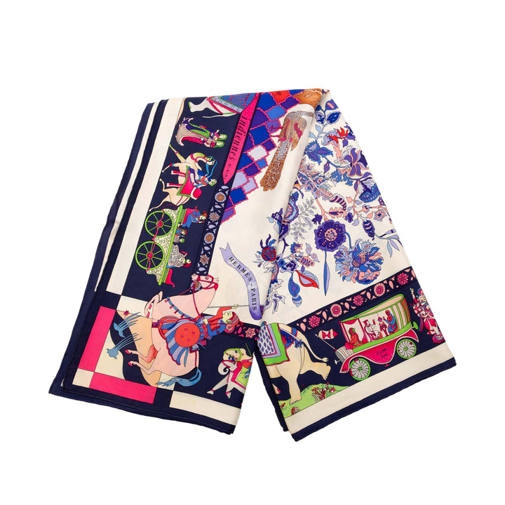 Hermès Fantaisies Indiennes Soie Foulard – GABY PARIS Authentique