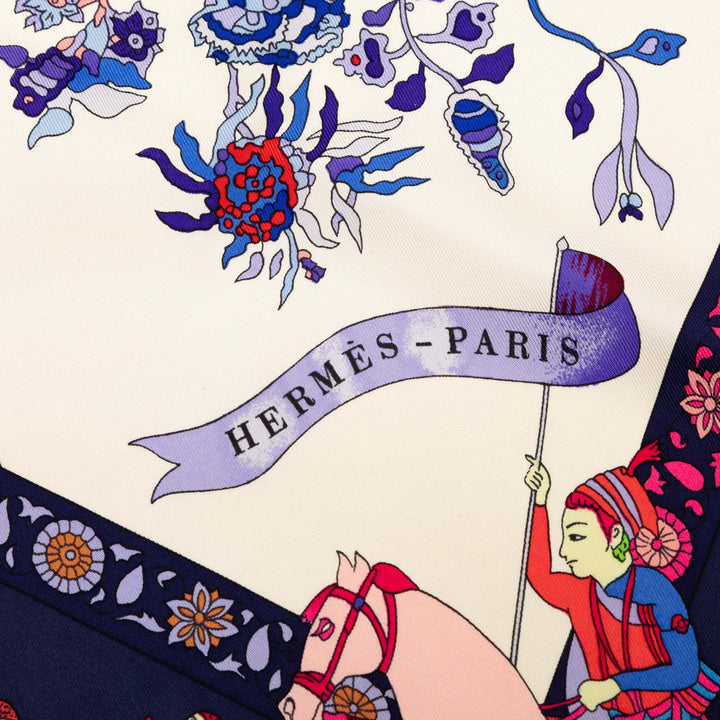 Hermès Fantaisies Indiennes Soie Foulard – GABY PARIS Authentique