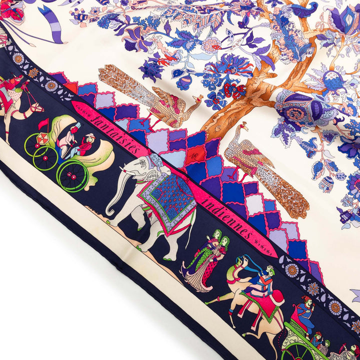 Hermès Fantaisies Indiennes Soie Foulard – GABY PARIS Authentique
