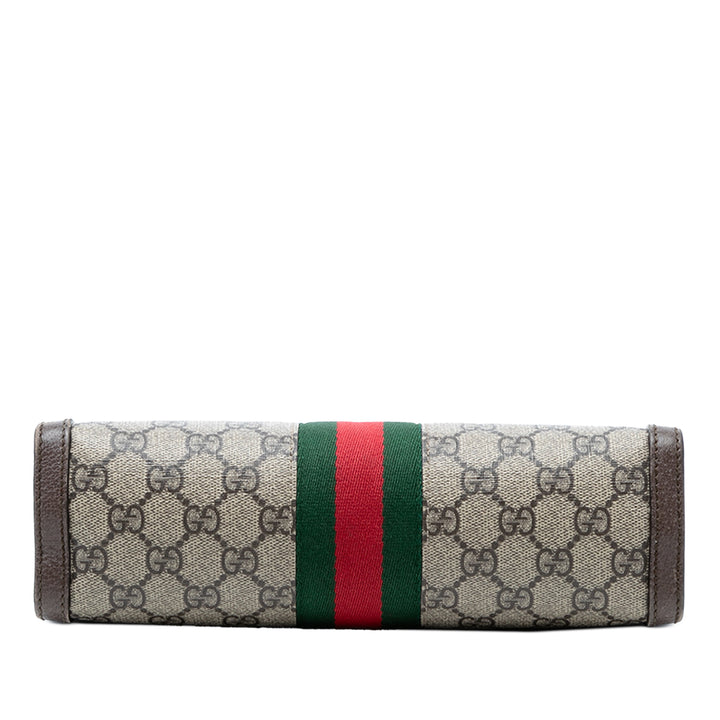 Gucci Small GG Supreme Web Ophidia Chain Sac porté croisé