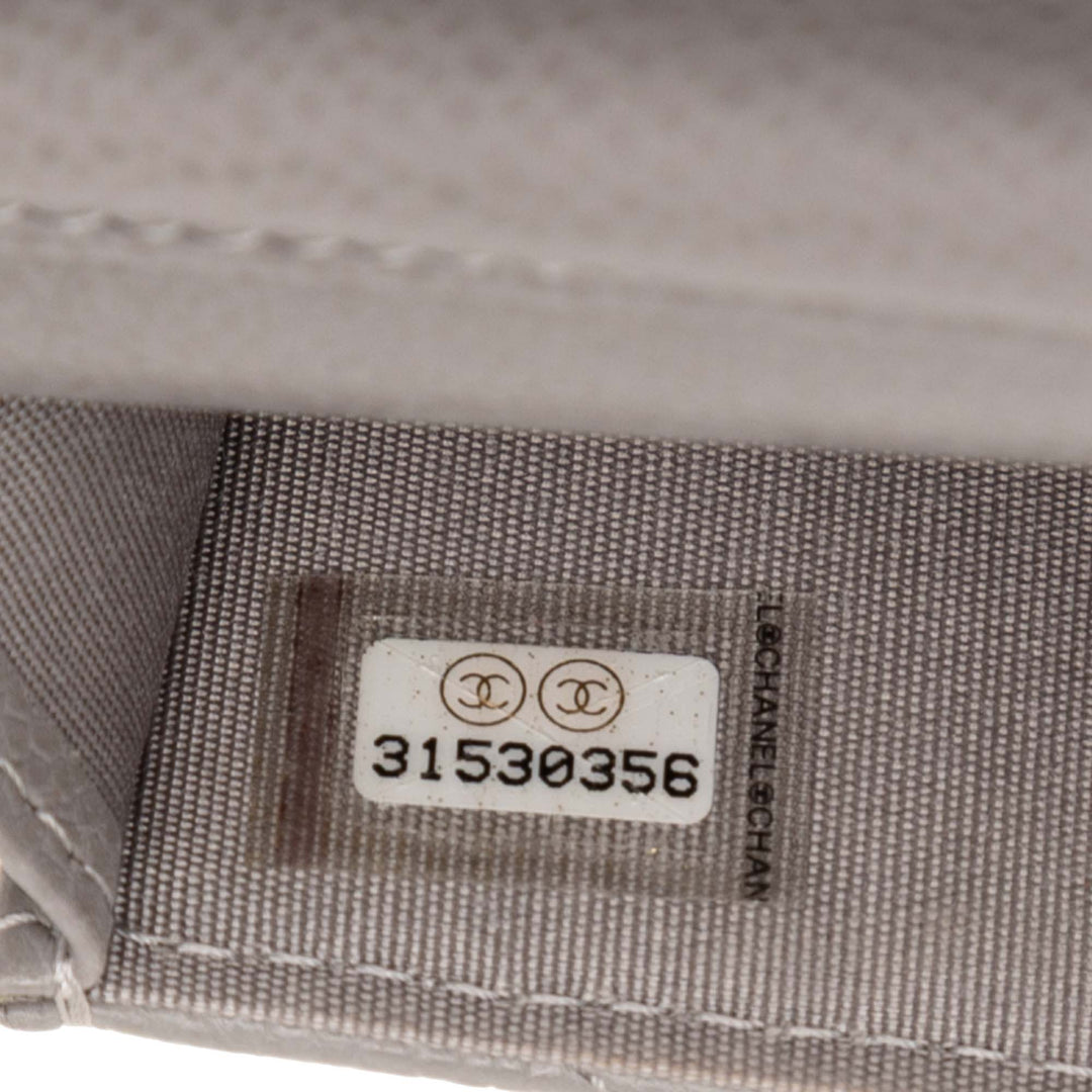 Chanel CC Quilted Caviar Miss Coco Pochette With Chain Gris – GABY PARIS Authentique