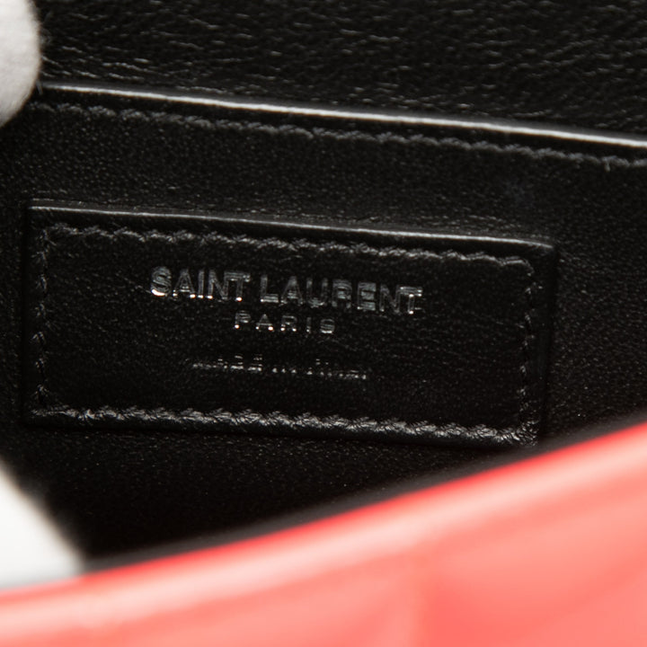 Saint Laurent Vicky Sac à chaîne Petit Monogram Orange