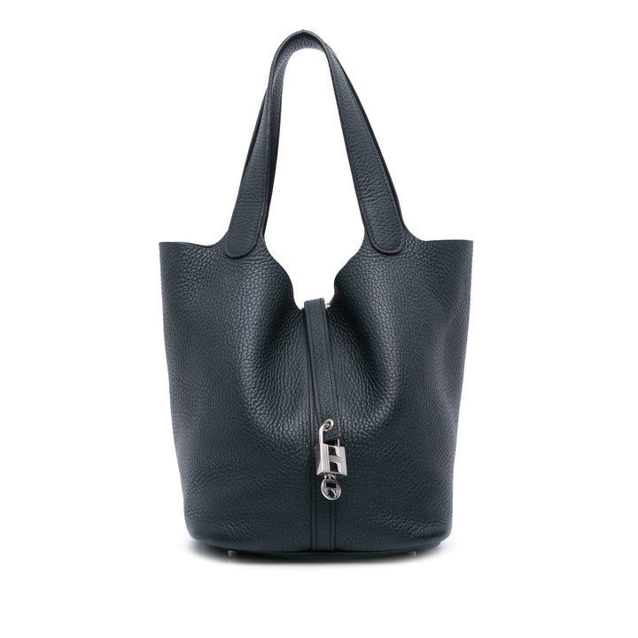 Hermès Clemence Picotin Lock 22 Gris