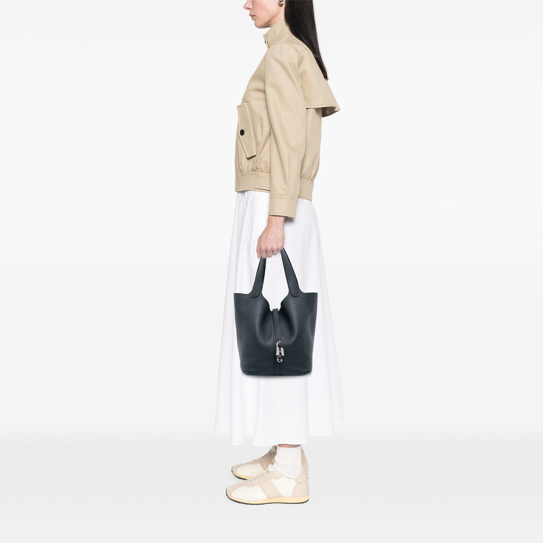 Hermès Clemence Picotin Lock 22 Gris