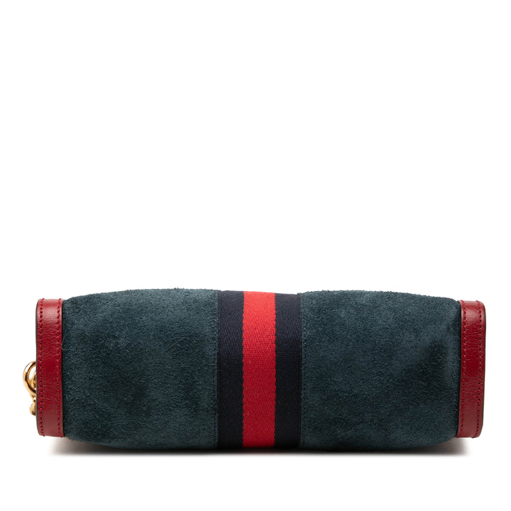 Gucci Sac bandoulière Web Ophidia Chaîne Petit Bleu – vue 3 – GABY PARIS