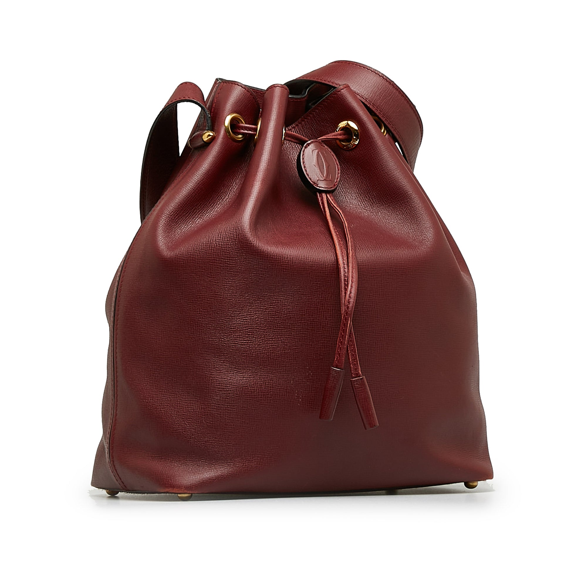 Must de Cartier Bucket Bag Red - Gaby Paris