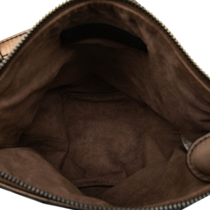 Bottega Veneta Metallic Nappa Intrecciato Belted Loop Sac à main