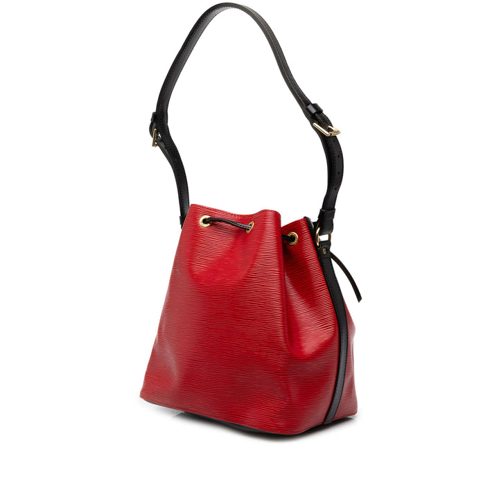 Louis Vuitton Sac seau Bicolore Noe Épi Rouge – vue 2 – GABY PARIS