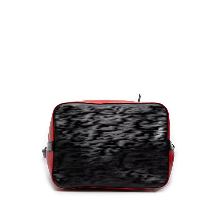 Louis Vuitton Sac seau Bicolore Noe Épi Rouge – vue 3 – GABY PARIS