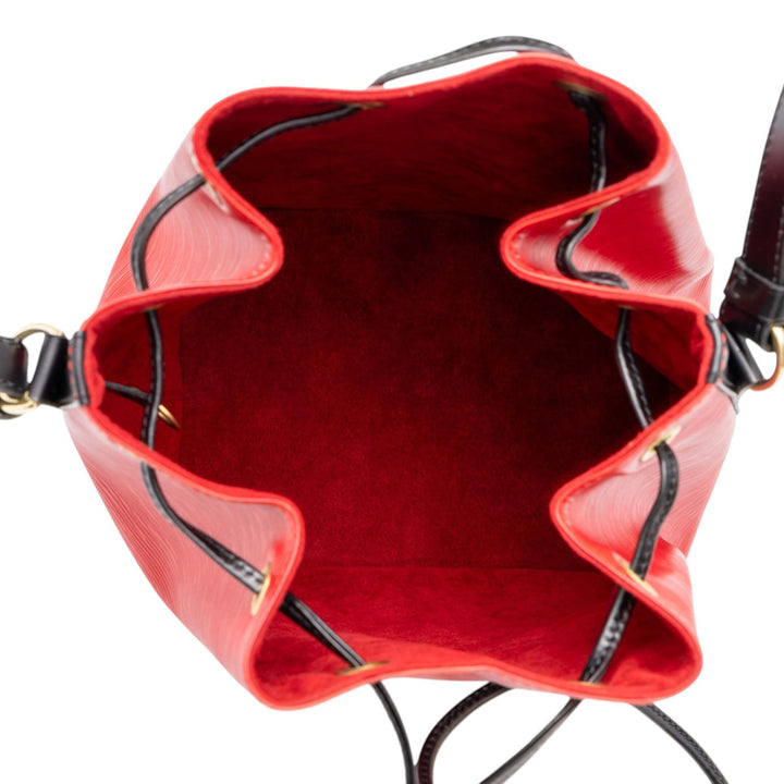 Louis Vuitton Sac seau Bicolore Noe Épi Rouge – vue 4 – GABY PARIS