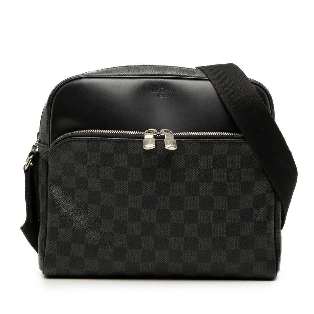 Dayton Reporter PM Damier Graphite Noir